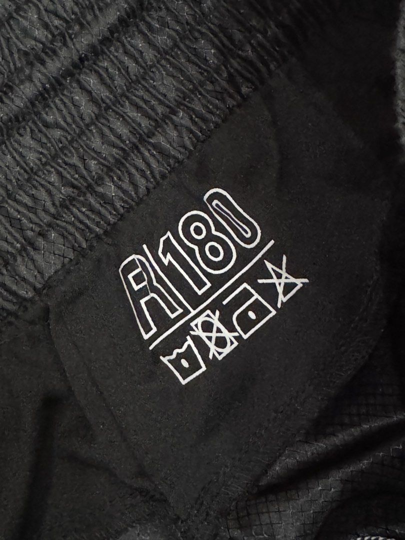 Fighter Gear Black Kickboxing Martial Arts Pants (Category: Combat Sports) located in Valenzuela. Submitted by crabncorn (Listing ID 1470351874, Image 3). Description: - Brand: Fighter Gear - Color: Black - Size: R180 - Material: Lightweight fabric with subtle grid pattern - Waist: Elastic with adjustable drawstring - Details: Branded patch on front waist - Condition: Clean, ready for training or sparring.