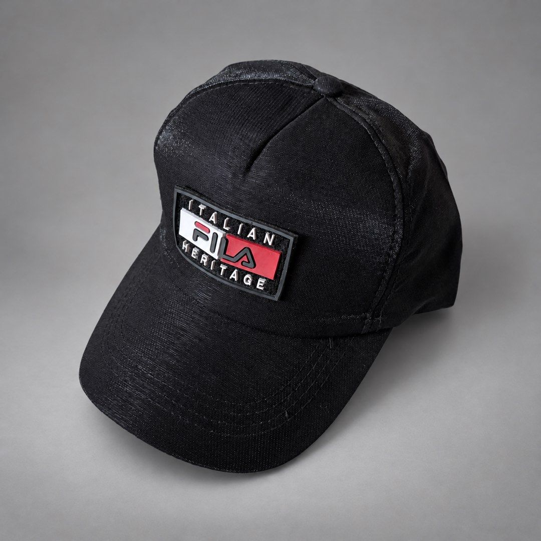 FILA HERITAGE SNAPBACK BASEBALL CAP (Category: Caps & Hats) located in Taguig. Submitted by clarrk95 (Listing ID 1470423092, Image 1). Description: Fila Heritage Snapback Baseball Cap PRICE: ₱150 ONLY! FLAWS: see red circle Stocked in closet ✅ brandnew ✅ add shipping fee ✅ ignoring LP inquiry Shipping: Lalamove | J&T | LBC Location: Taguig📍 Payment: Gcash | Bank | Cash FB: THRFT IG: thrft_25 DM for more detailed pics.📩.