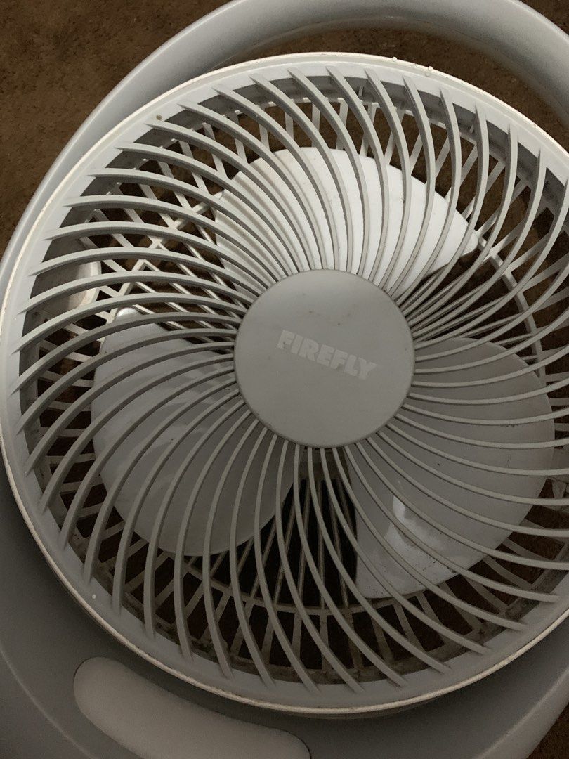 Firefly FEL6115 Rechargeable Desk Fan (Category: Fans) located in Daraga. Submitted by shevvv28 (Listing ID 1470459742, Image 2). Description: -Bought this for P900 selling for 420 - Model: Firefly Desk Fan FEL6115 - Battery: 1800mAh lithium-ion battery for cordless use - Charging: Convenient USB input (5V DC) - Design: Portable with a sturdy carrying handle and adjustable tilt head - Ideal for: Study tables, office desks, and bedside use - Condi