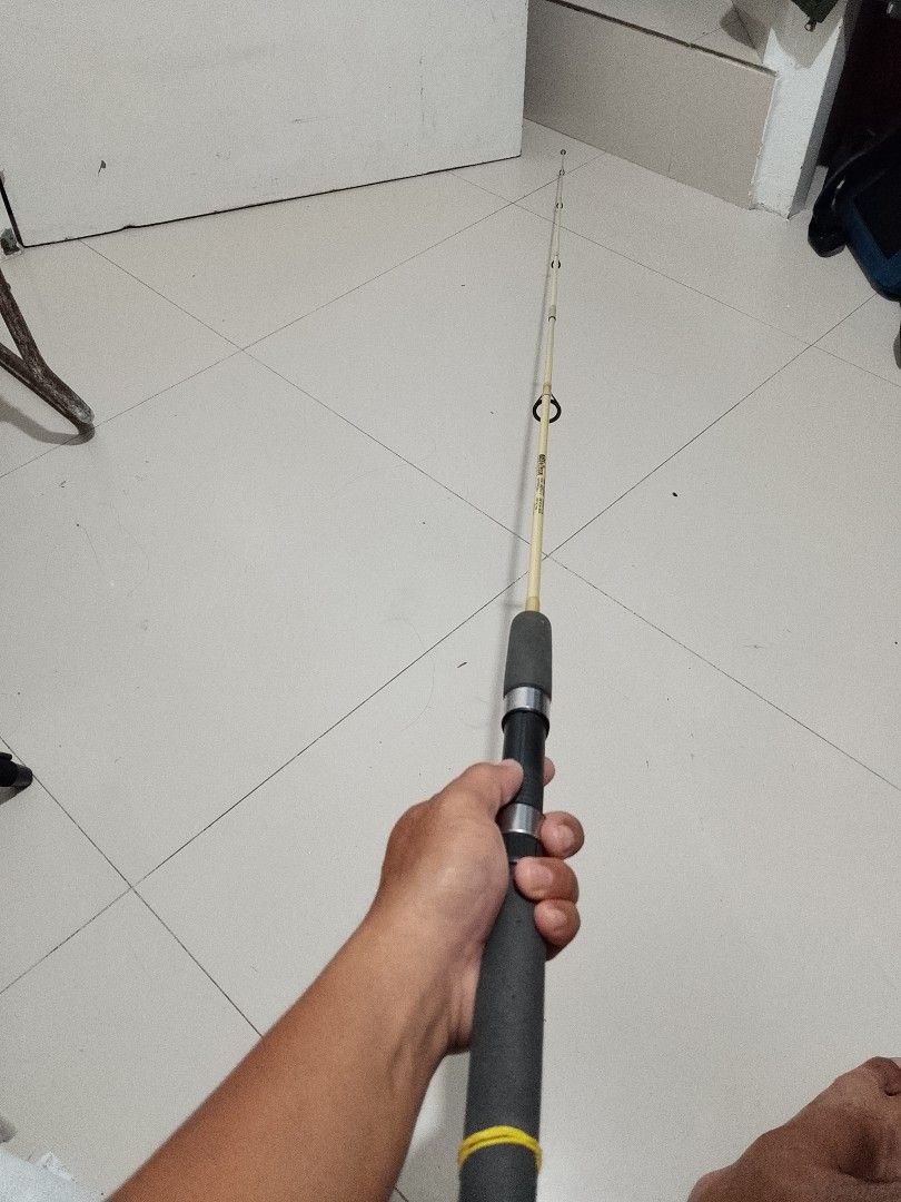 Fishing Rod (Category: Fishing) located in Cavite. Submitted by authentickids_wear (Listing ID 1470467330, Image 1). Description: Rod Specifications Brand / Line: Bassellesse Model No.: SS-602S Total Length: 6'0" (6 feet) Sections: 2 pieces (2pcs) Lure Weight: 7 – 21 grams Line Weight: 8 – 20 lbs Rod Weight: 94 grams [1] Model Name: Lake Point SG 180 Length: 1.80 m (approx. 6 feet) Sections: 2 pieces (2pcs) Origin: Made in Korea.