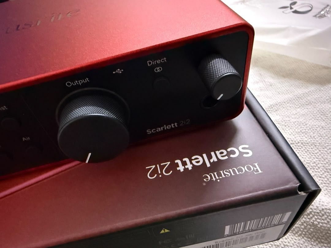 Ui Audio Knob Focusrite Scarlett 2i2 4th Gen Audio Interface, Audio, Soundbars ...