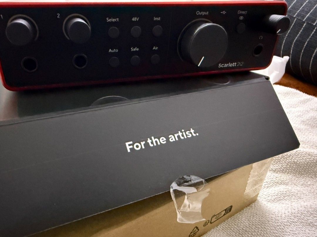 Ui Audio Knob Focusrite Scarlett 2i2 4th Gen Audio Interface, Audio, Soundbars ...
