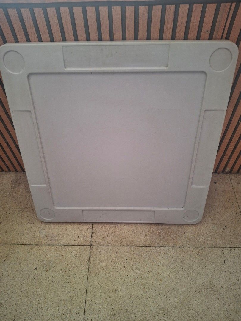 Foldable Majhong Table (Category: Tables & Sets) located in Manila. Submitted by kentadeo (Listing ID 1470466803, Image 2). Description: Foldable Majhong table with Mat (one sided tape) Location: Tunasan, Muntinlupa Price: Php 2,449 (negotiable) Condition: Good as new, barely used With one sided tape Majhong Mat (not yet attach) Measurements: 2ft 10inch width and length 2th 5inch Height RFS: need funds Delivery fee shall be shouldered by the buye