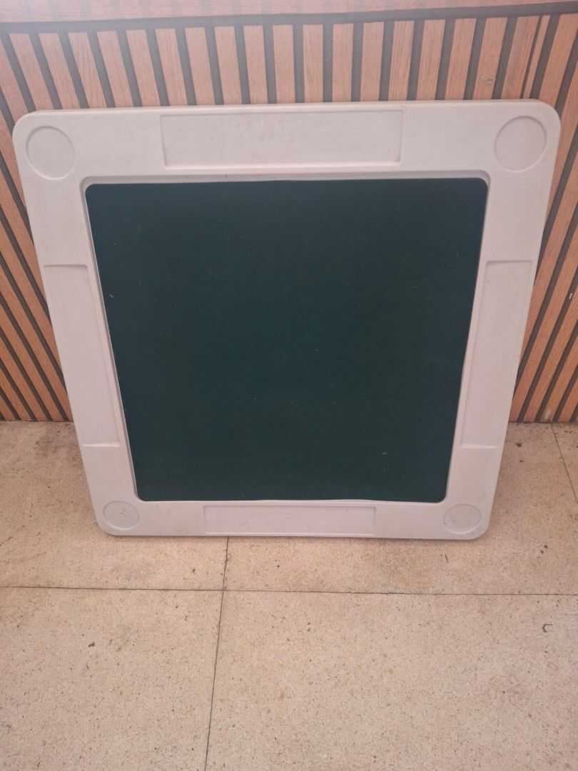 Foldable Majhong Table (Category: Tables & Sets) located in Manila. Submitted by kentadeo (Listing ID 1470466803, Image 3). Description: Foldable Majhong table with Mat (one sided tape) Location: Tunasan, Muntinlupa Price: Php 2,449 (negotiable) Condition: Good as new, barely used With one sided tape Majhong Mat (not yet attach) Measurements: 2ft 10inch width and length 2th 5inch Height RFS: need funds Delivery fee shall be shouldered by the buye