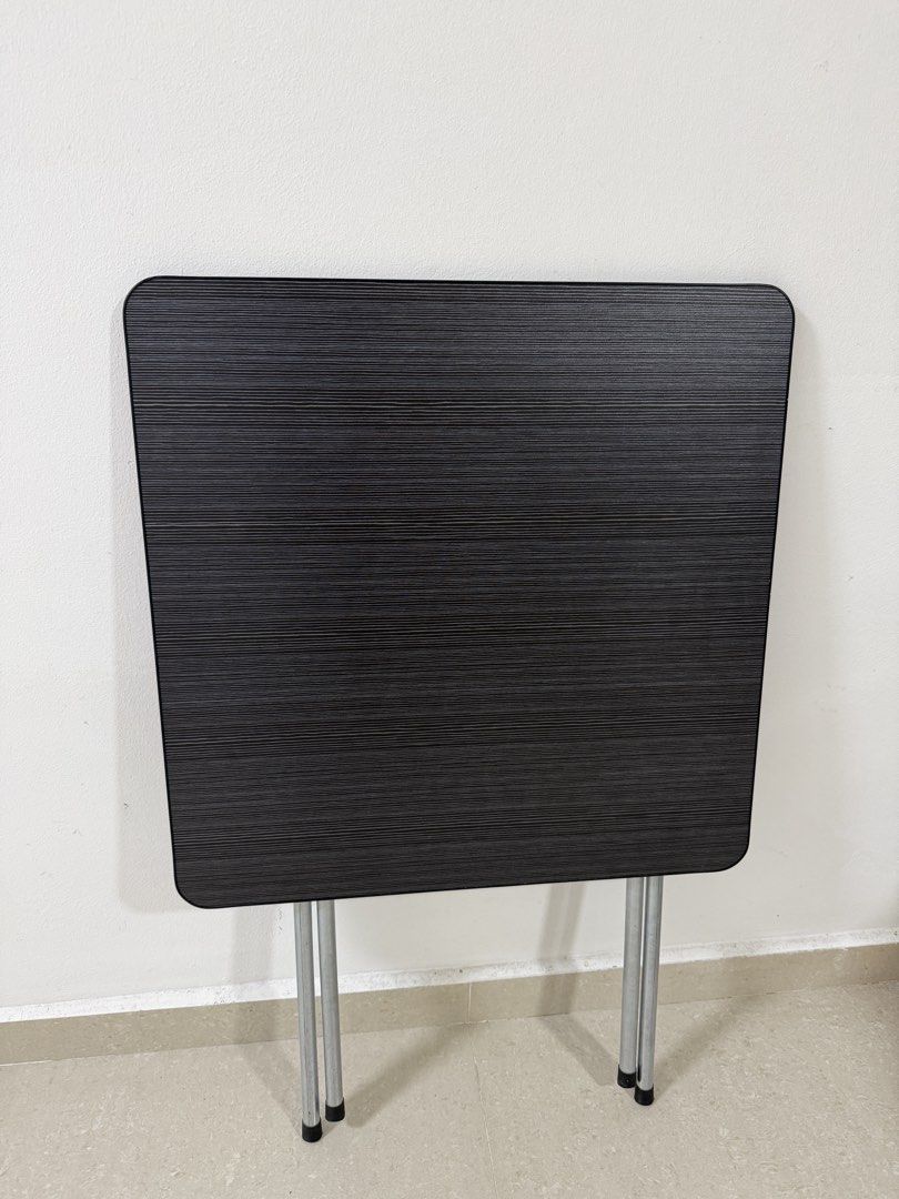 Foldable table (Category: Tables & Sets) located in Singapore. Submitted by jim9905 (Listing ID 1470489176, Image 2). Description: - Foldable table as seen, easy to store aside - L x W x H: 60cm x 60cm x 68cm - Letting go as moving out Self collection at 560635.