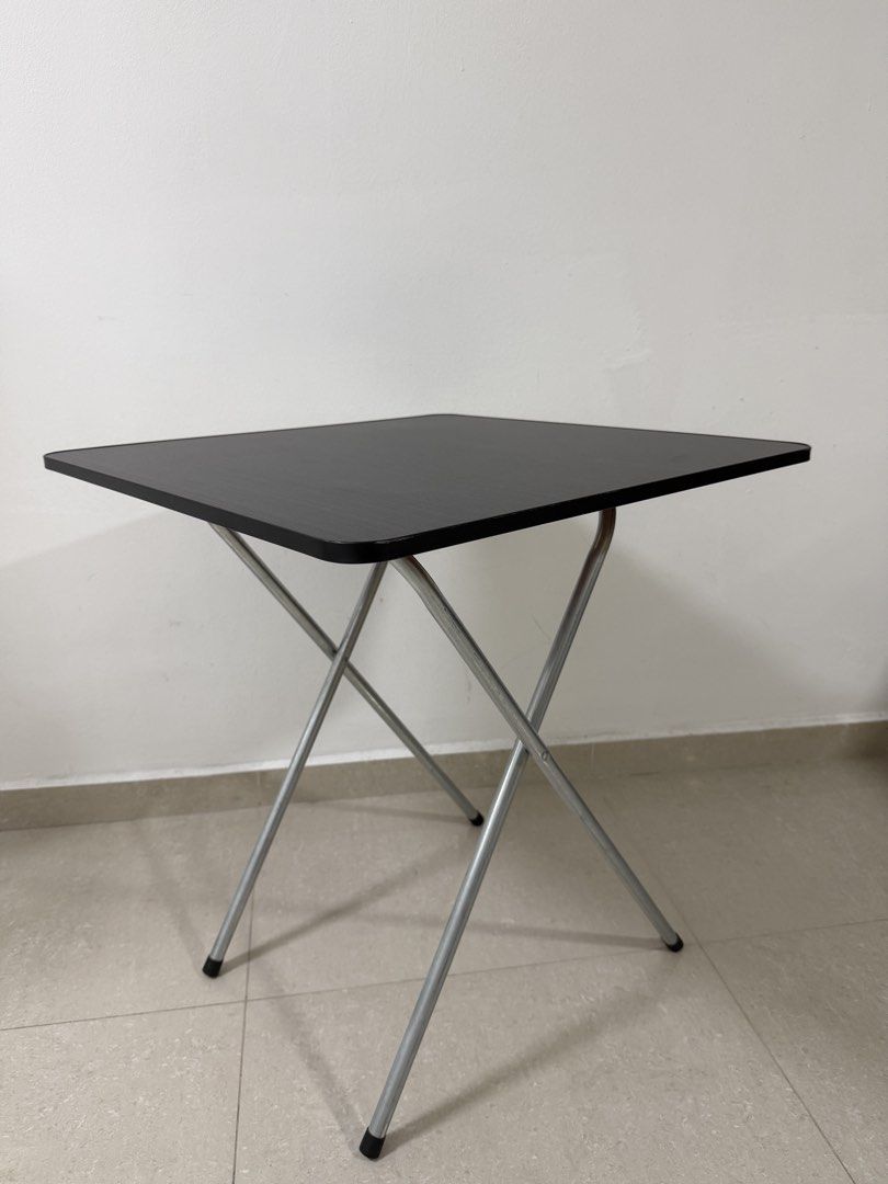 Foldable table (Category: Tables & Sets) located in Singapore. Submitted by jim9905 (Listing ID 1470489176, Image 1). Description: - Foldable table as seen, easy to store aside - L x W x H: 60cm x 60cm x 68cm - Letting go as moving out Self collection at 560635.