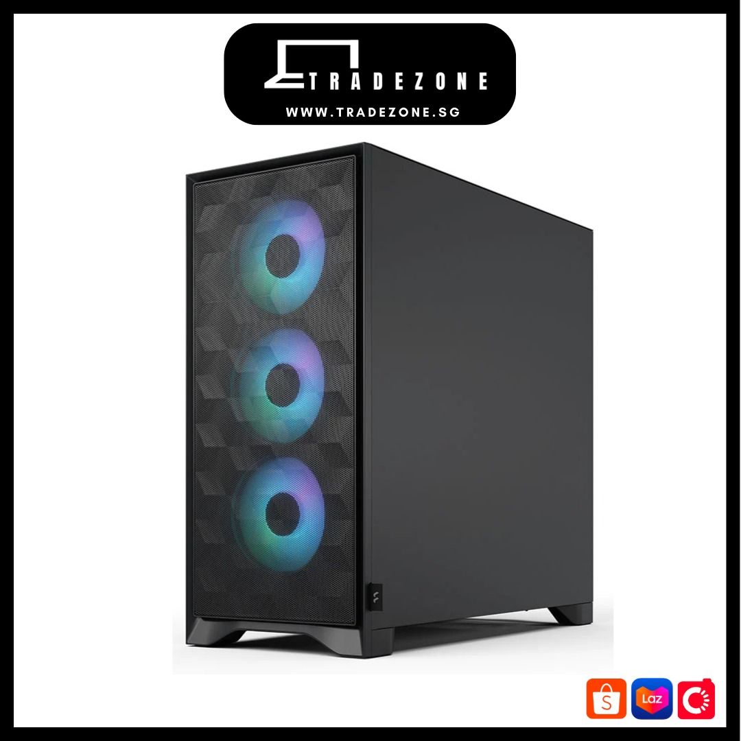 Fractal Pop 2 Air TG RGB Black PC Case, Computers & Tech, Parts ...