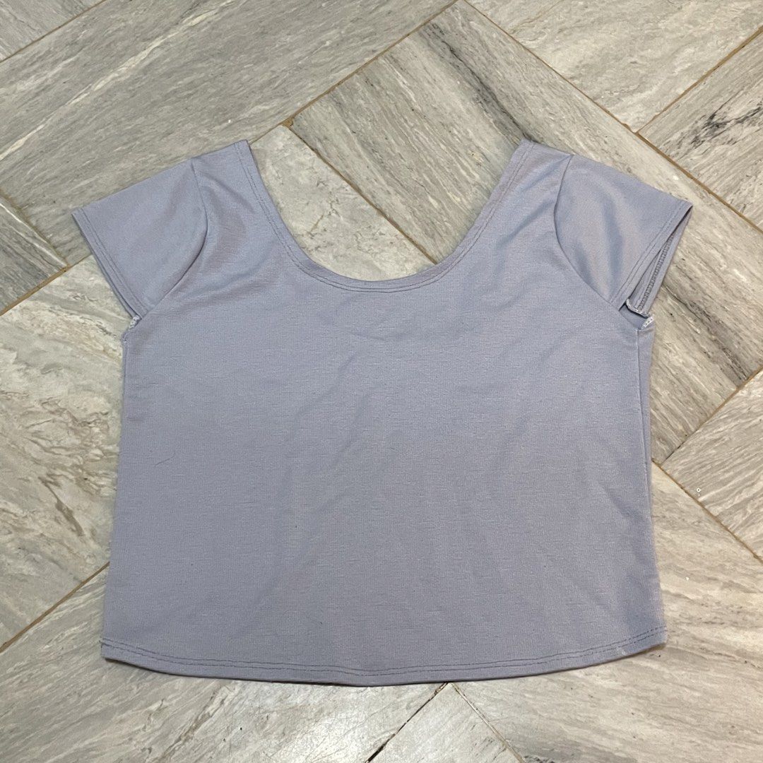 FREE Baby Blue Croptop (Category: Others Tops) located in Bacoor. Submitted by s4dee (Listing ID 1470528394, Image 1). Description: size: xs - small .