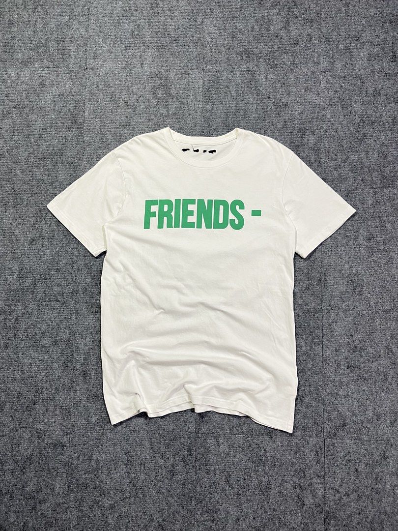Friends Vlone (Category: Tshirts & Polo Shirts ) located in Manila. Submitted by maasnathan97346 (Listing ID 1470354962, Image 1). Description: Friends Vlone Size Small Width 19 Length 27 Good Condition Location Laguna Jnt Ship Plus Sf.