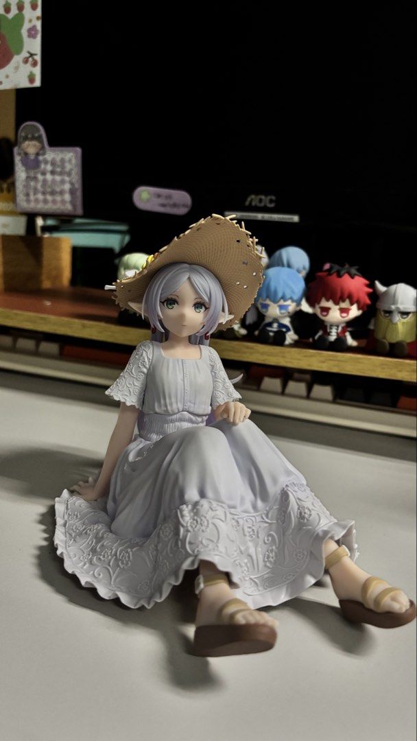 Frieren and Maomao Fig ₱1100 ONLY (Category: Figurines & Statues) located in Manila. Submitted by maomaofren (Listing ID 1470363384, Image 2). Description: selling my Maomao and Frieren Authentic Fig - both BIB condition w/ box give ko nalang ₱1100 for both na, sagot kona sf pm or comment if interested.