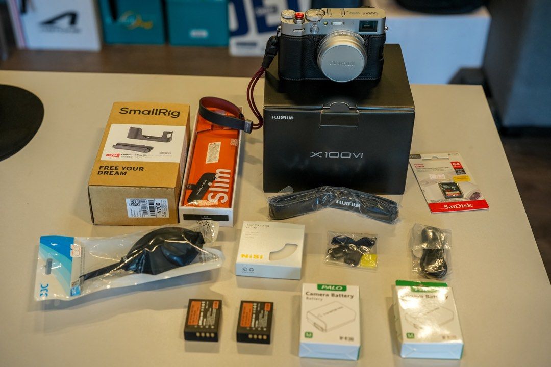 Fujifilm X100VI Silver Digital Camera Bundle, Photography, Cameras on ...