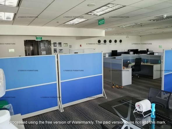 FULL FABRIC PANEL DIVIDER OFFICE PARTITION (Category: Everything Else Others) located in Quezon City. Submitted by mendez-21l09 (Listing ID 1470416294, Image 3). Description: OUR PRODUCTS LINE & SERVICES Office Partitions & Workstations ☑Modular partitions ☑ BPO workstations ☑ cubicles ☑ floor-to-ceiling dividers ☑ toilet partitions ☑ operable walls & accordion doors Office Furniture ☑ Executive chair ☑ clerical chair ☑ mesh chair ☑ visitor chair