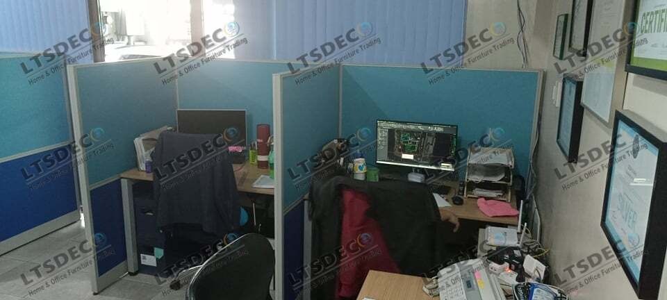 FULL FABRIC WORKSTATION CUBICLES OFFICE PARTITION (Category: Everything Else Others) located in Quezon City. Submitted by meril.ltsdeco09 (Listing ID 1470371377, Image 3). Description: OUR PRODUCTS LINE & SERVICES Office Partitions & Workstations ☑Modular partitions ☑ BPO workstations ☑ cubicles ☑ floor-to-ceiling dividers ☑ toilet partitions ☑ operable walls & accordion doors Office Furniture ☑ Executive chair ☑ clerical chair ☑ mesh chair ☑ vis