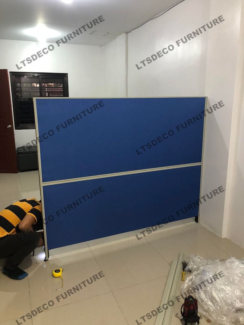 FULL FABRIC WORKSTATION PANEL DIVIDER OFFICE PARTITION (Category: Everything Else Others) located in Quezon City. Submitted by meril.ltsdeco09 (Listing ID 1470395371, Image 2). Description: OUR PRODUCTS LINE & SERVICES Office Partitions & Workstations ☑Modular partitions ☑ BPO workstations ☑ cubicles ☑ floor-to-ceiling dividers ☑ toilet partitions ☑ operable walls & accordion doors Office Furniture ☑ Executive chair ☑ clerical chair ☑ mesh chair 