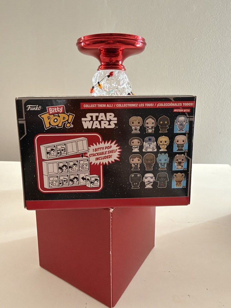 Funko Bitty Pop Star Wars 4-Pack (Category: Designer & Blind Box Toys) located in Las Pinas. Submitted by trueflower_125fe9 (Listing ID 1470490687, Image 2). Description: - Brand: Funko Star Wars Bitty Pop 4-pack - Included Figures: Luke Skywalker, Obi-Wan Kenobi, Jawa, and 1 mystery figure - Bonus: Comes with a stackable display shelf - Condition: Brand new, unopened box in great shape - Ideal for gifts and collection displays.