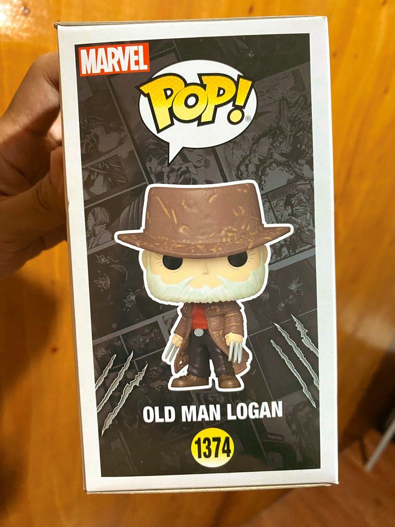 Funko Pop! Marvel: Wolverine 50th Anniversary - Old Man Logan (#1374) (Category: Figurines & Statues) located in Quezon City. Submitted by djemana_dj (Listing ID 1470454986, Image 2). Description: Funko Pop! Marvel: Wolverine 50th Anniversary - Old Man Logan (#1374) = ₱399 Loc: QC MOP: Gcash Can ship thru: Lalamove or LBC.