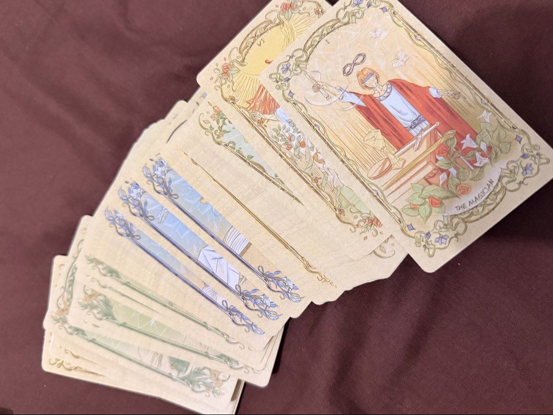 GAZE MIRROR TAROT CARDS (Category: Trading Cards Accessories) located in Taguig. Submitted by finds.market88 (Listing ID 1470364302, Image 2). Description: GAZE MIRROR TAROT CARDS BNEW COMPLETE CARDS ON HAND 📸ACTUAL ITEM POSTED.