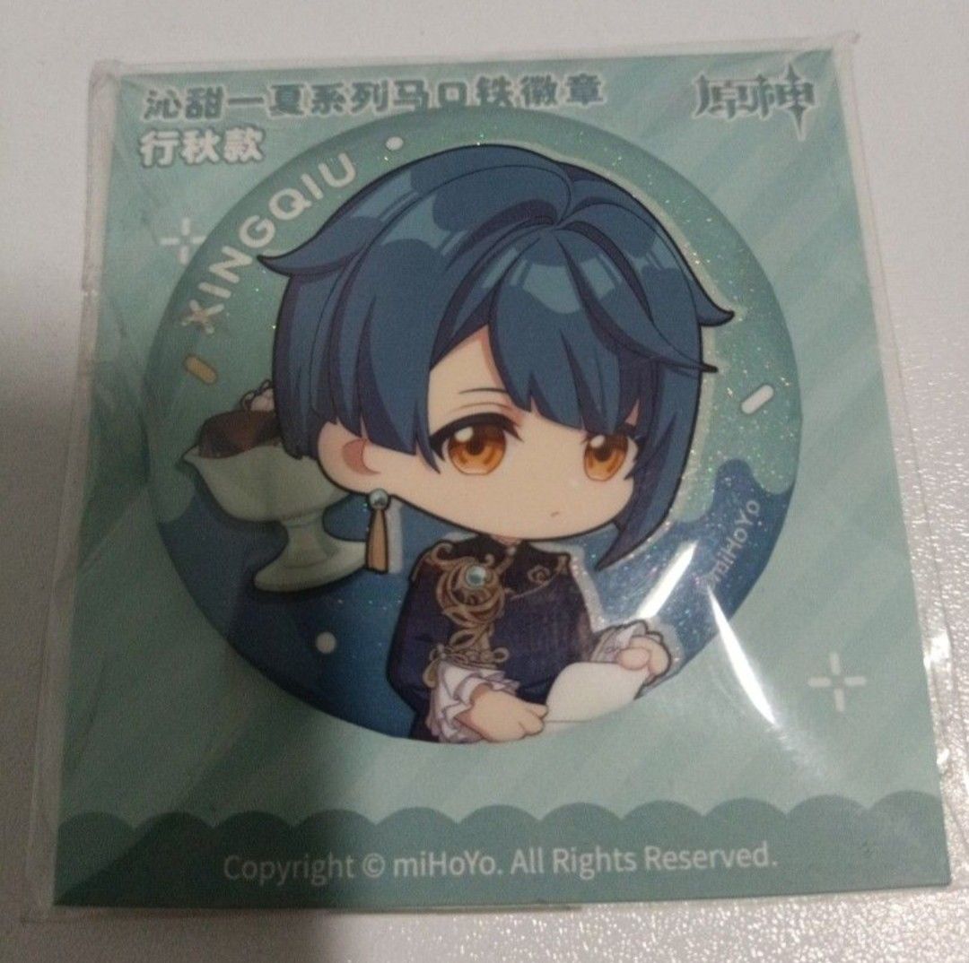 Genshin Impact Xingqiu Summer Series Metal Badge Pin, Toys ...