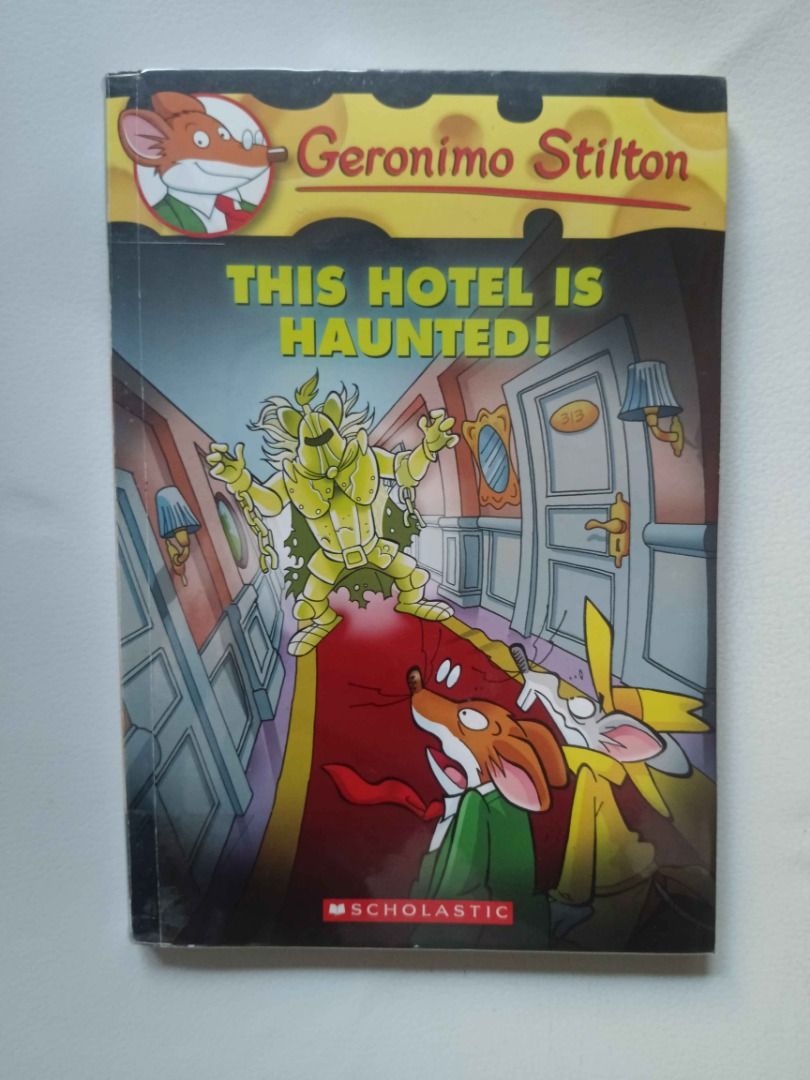 Geronimo Stilton Book Set (Category: Children's Books) located in Caloocan City. Submitted by shizuka4926 (Listing ID 1470441892, Image 3). Description: Inclusions (6 main series volumes + 1 free mini series volume): #50: This Hotel is Haunted! #57: The Stinky Cheese Vacation #58: The Super Chef Contest #66: Operation: Secret Recipe #67: The Chocolate Chase #68: Cyber-Thief Showdown Mini Mystery Series Book #4: The Cat Gang (Free!) All with plast