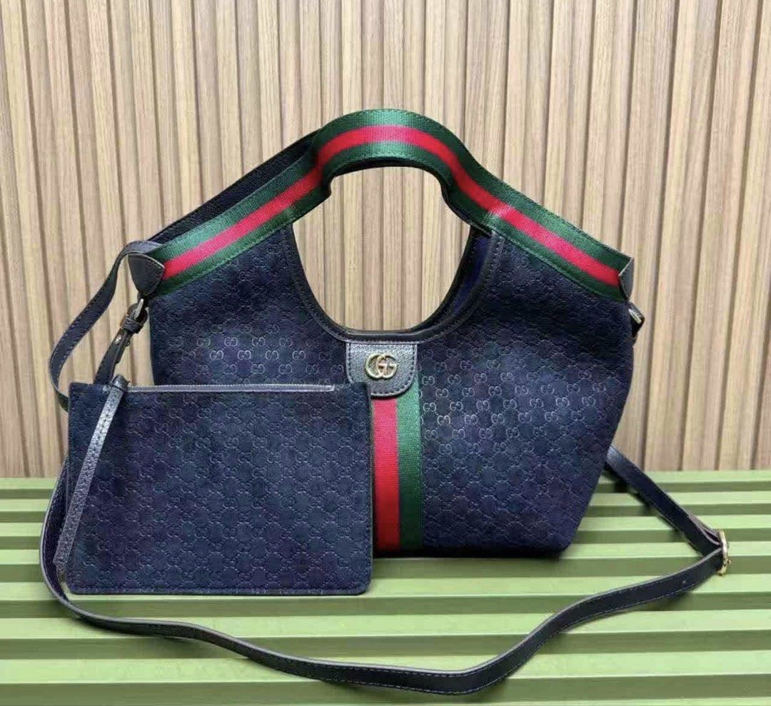GG Leather Suede Tote Bag (Category: Tote Bags) located in Manila. Submitted by bagsandmanymanymore1 (Listing ID 1464579797, Image 1). Description: GG Tote Suede Leather What you see is what you get Serial coded.