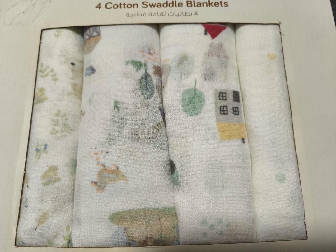 Giggles cotton swaddle blankets (Category: Babies & Kids Fashion) located in Imus. Submitted by sellinthrift (Listing ID 1470442278, Image 3). Description: DECLUTTERING SALE 🏷️ Giggles cotton swaddle blankets Quick Details: • Condition: 10/10 • Inclusions: 4pcs cotton swaddle blankets • Issue/Notes: Brand new, never used. Great for newborn and babies Price: ₱595+SF (Slightly negotiable for quick pickup) Pm for more details .