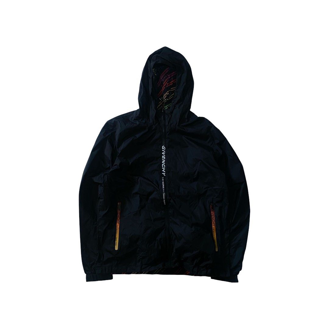 Givenchy Vintage Reversible Nylon Track Jacket (Category: Coats, Jackets and Outerwear) located in Manila. Submitted by finofindthisart (Listing ID 1470531864, Image 2). Description: Length 26 Width 21 Measured it by inches Issue: N/A This is a pre-loved/thrifted items and may show minor signs of issue due to its vintage nature. Kindly manage expectations. No refunds or exchanges will be accepted. 📍Pasay City DM for inquiries..