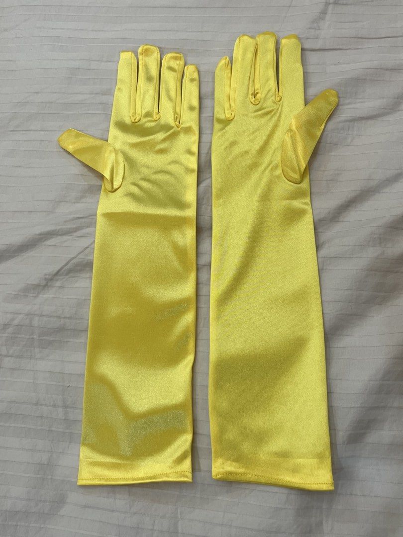 GLOVES SILK YELLOW SATIN (Category: Gloves) located in Manila. Submitted by edelweiss1221 (Listing ID 1470387372, Image 1). Description: .