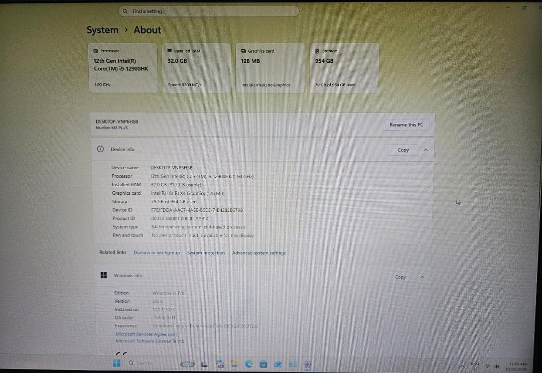 GMKtec Mini PC Nucbox M3 Plus Intel Core i9-12900, 32gb RAM (Category: Desktops) located in Quezon City. Submitted by jsb_89 (Listing ID 1470392957, Image 2). Description: Selling my GMKtec M3 plus Core i9-12900, 32GB RAM, 1TB SSD, barely used, w/ 6 months warranty pa. - Still under warranty, purchased under my name from PC Hub SM Fairview last May 11, 2026. All original box and components, with warranty card and original receipt. - Hindi na naga