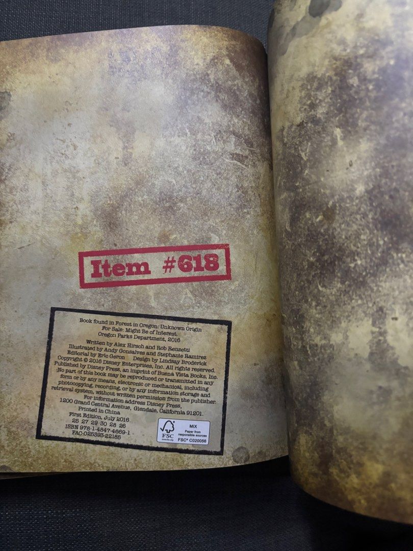 Gravity Falls Journal 3 Disney Press Book (Category: Children's Books) located in Makati City. Submitted by dharma444 (Listing ID 1470478684, Image 3). Description: Rfs: Decluttering - Orig price: PHP 1119 - Official Disney Press release of Gravity Falls Journal 3 - Written by creators Alex Hirsch and Rob Renzetti - Like New - First printing edition from July 2016 - Features full-color artwork, cryptic notes, and creature sketches - Hardcover for