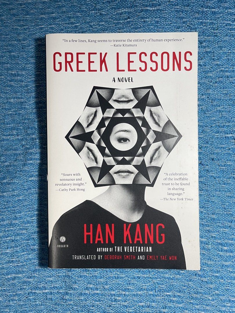Greek Lessons by Han Kang (Category: Storybooks) located in Makati City. Submitted by vpsells (Listing ID 1470411053, Image 1). Description: - Title: Greek Lessons - Author: Han Kang (Translated by Deborah Smith and Emily Yae Won) - For Meet up or Delivery via GGX, Grab, Lalamove (fee paid by buyer).
