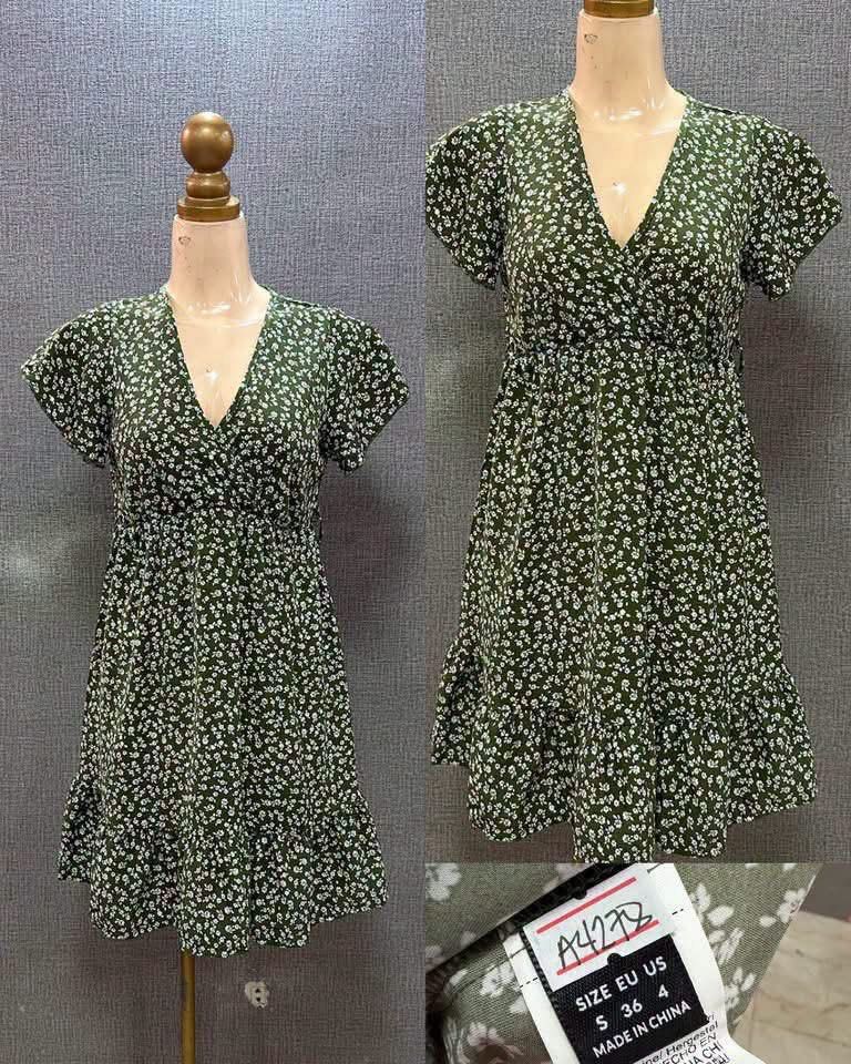 Green floral dress (Category: Dresses) located in Santa Barbara. Submitted by bluwayz (Listing ID 1470450205, Image 1). Description: Never used.