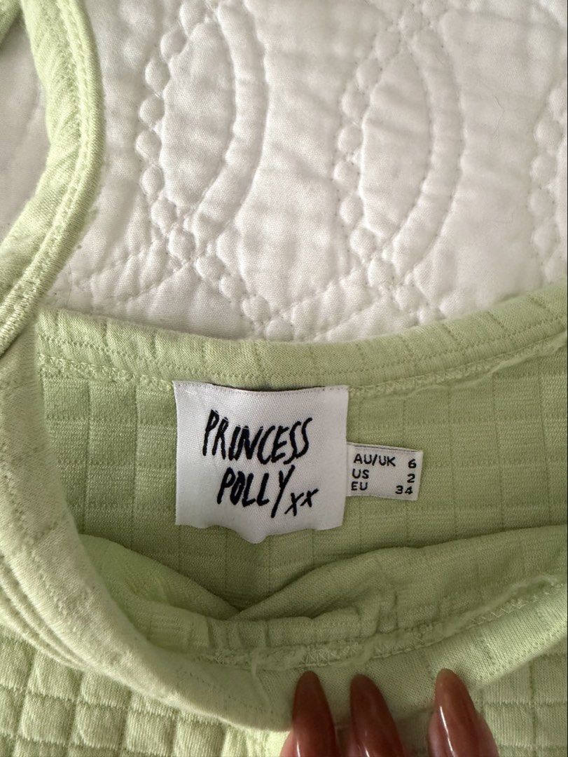 Green Princess Polly Set (Category: Sets or Coordinates) located in Quezon City. Submitted by kelangot (Listing ID 1470419933, Image 2). Description: Selling this item in great condition! Brand: princess polly Size: US 2 Condition: worn only once Color: green RFS: decluttering 📦 Shipping: C/O buyer 💸 Payment: GCash, BPI, or GoTyme Feel free to message me for inquiries Strictly no cancellations, returns, or refunds. Happy shopping! ♡.