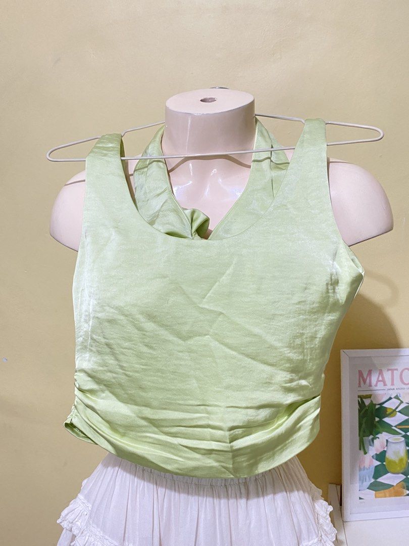 GREEN RARE SATIN TOP (Category: Others Tops) located in Dasmarinas. Submitted by hannah.oakph (Listing ID 1470370521, Image 3). Description: .