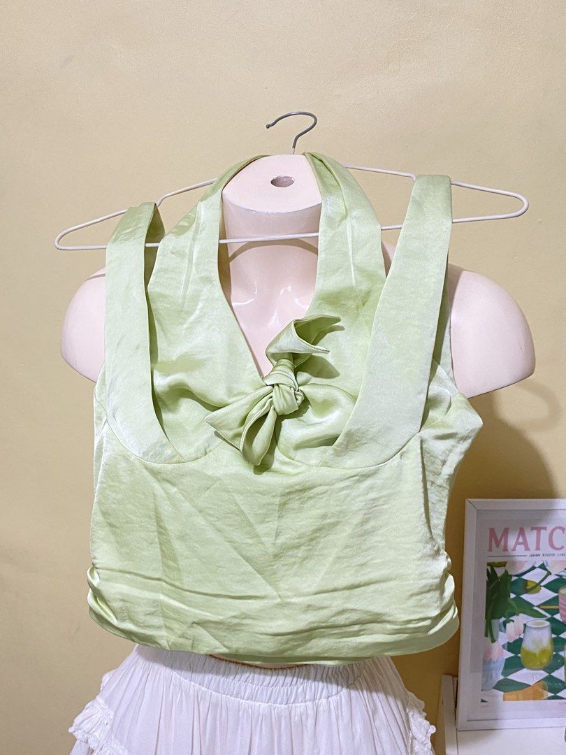 GREEN RARE SATIN TOP (Category: Others Tops) located in Dasmarinas. Submitted by hannah.oakph (Listing ID 1470370521, Image 2). Description: .