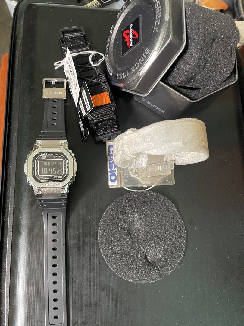 G-Shock GMW-B5000-1JF (Category: Men's Watches) located in Pasig City. Submitted by tojirama (Listing ID 1470387888, Image 3). Description: READ DETAILS FIRST THANK YOU SALE G-SHOCK GMW-B5000-1JF ₱ 9,000 FIRM LOCATION MARIKINA Pa check mo muna bago ka makipag deal - ISSUE NASA PICTURE STAINLESS BEZEL SIGN OF USAGE SA STRAP NOT ABUSE NEVER BEEN OPEN GLASS FILM PROTECTION BEZEL SKIN PROTECTION TANGGALIN MO NLNG PAGAYAW MO ALL WORKING Good Condition