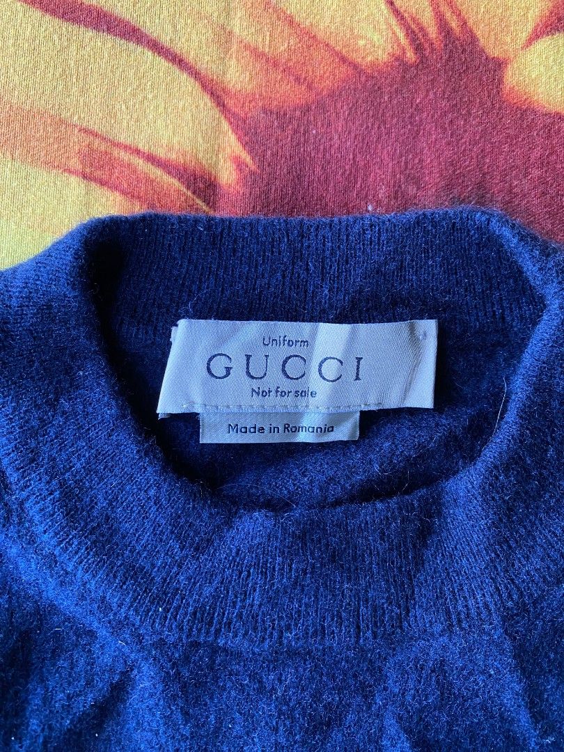 Gucci uniform (Category: Shirts) located in Manila. Submitted by raymondrob54698 (Listing ID 1470357889, Image 3). Description: size small 16 width 18 length.