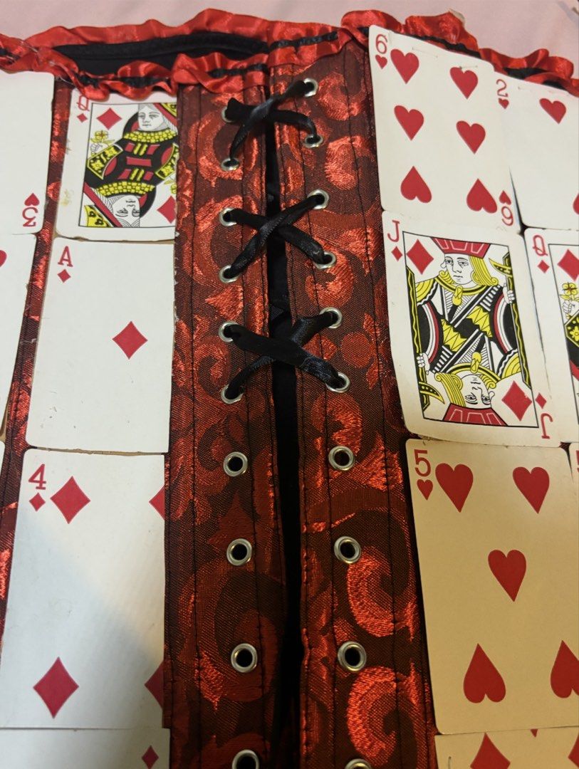 Halloween corset top (Category: Others Tops) located in San Juan City. Submitted by thccbxch (Listing ID 1470457260, Image 2). Description: Queen of hearts costume.