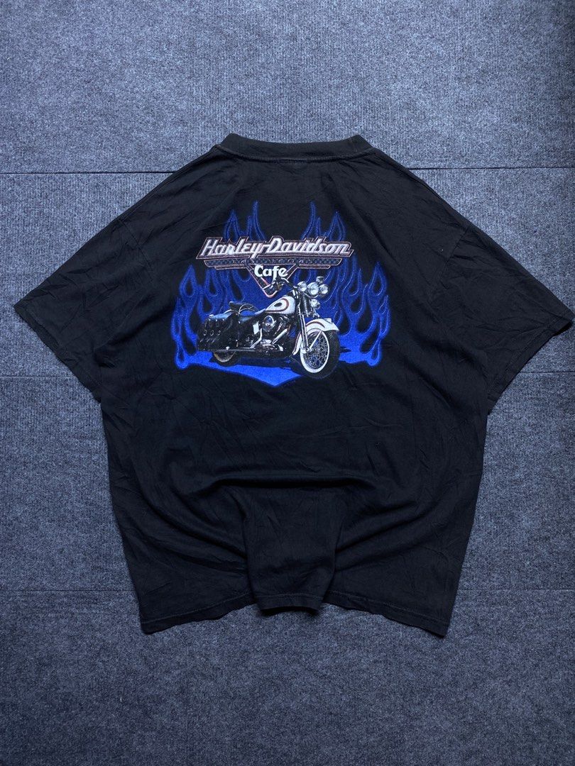 HARLEY DAVIDSON (Category: Formal Shirts) located in Manila. Submitted by https_uno (Listing ID 1470531185, Image 1). Description: CREW NECK NO SIDE STITCH HAIRLINES BACK MEDJ MAKAPAL TELA 9.5/10 COLOR RATE DATED 1998 2500 NEGO LARGE TO XL.
