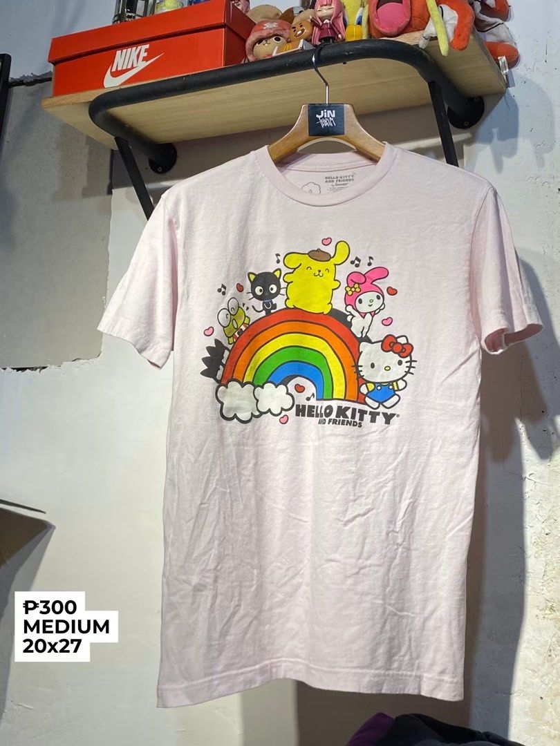 Hello Kitty and Friends Shirt (Category: Tshirts & Polo Shirts ) located in Bocaue. Submitted by jintanthrift (Listing ID 1470437034, Image 1). Description: Details on pic . . . . . random tags: graphic shirt, graphic tee, sanrio shirt.