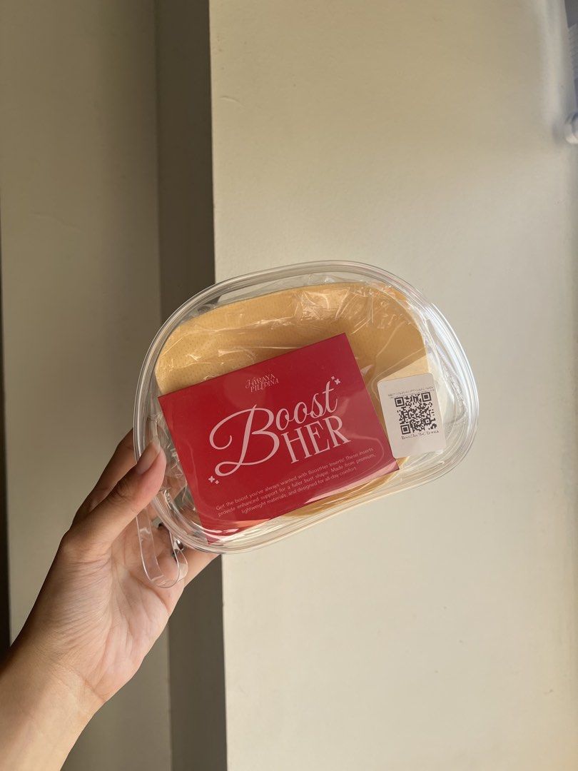 Hiraya Pilipina BoostHer Inserts Size B-C (Category: Undergarments & Loungewear) located in Quezon City. Submitted by mspgarcia (Listing ID 1470378178, Image 1). Description: Brand new! Wrong size for me so selling this for less :) Unused item in original packaging 💗 Original Price — Php 380.