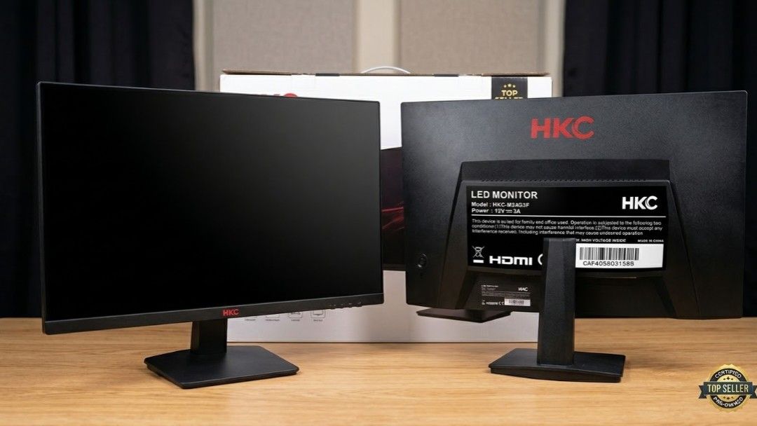 HKC Monitor (Category: Monitor Screens) located in Butuan. Submitted by tdr7boy (Listing ID 1444799056, Image 3). Description: RFS: upgraded to 1440p ✔️ used for atleast 3 years ✔️with cord included.