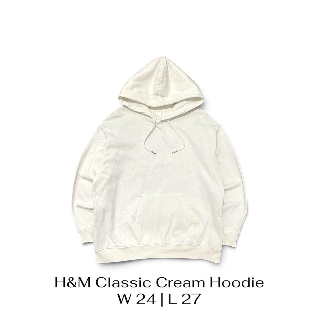 H&M Classic Cream Hoodie (Category: Hoodies) located in Manila. Submitted by bloodripsx (Listing ID 1470512920, Image 1). Description: .