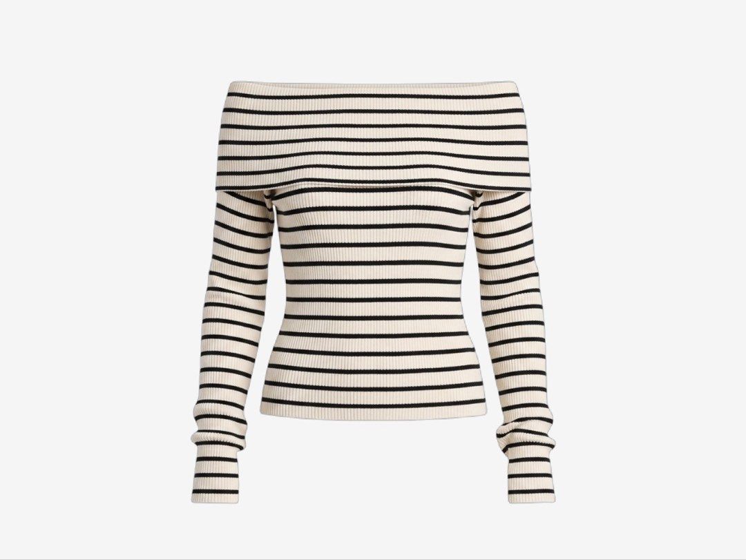 H&M Off Shoulder Longsleeves (Category: Longsleeves) located in Paranaque City. Submitted by marella_soriente (Listing ID 1470367155, Image 1). Description: Decluttering my wardrobe! Fits S to M size! ✔ Full-Payment via BPI, Gcash or Maya (First Payment Basis) ✔️Delivery fee will be shouldered by the buyer ✔ Location: Parañaque ‼️Manage your expectations ‼️ No Return No Exchange 📲 MESSAGE ME FOR ORDERS AND INQUIRIES.