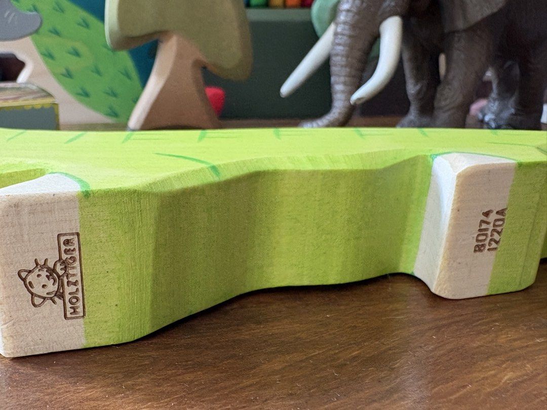 Holztiger Wooden Crocodile (Category: Educational & Learning Toys) located in Antipolo. Submitted by kavbd (Listing ID 1470470832, Image 3). Description: Hand-painted with a red eye accent and textured back markings. Perfect for collectors or kids' open ended play slightly negotiable.