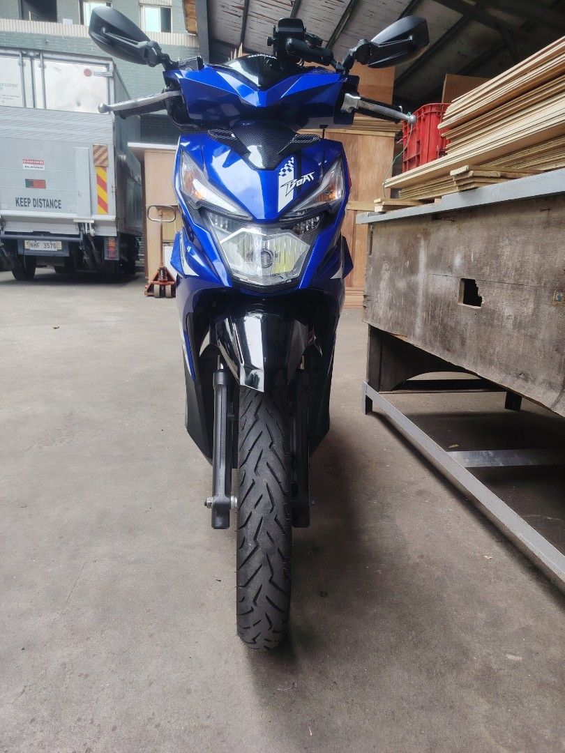 Honda beat v2 (Category: Motorbikes for Sale) located in Manila. Submitted by ag_delrosario (Listing ID 1470401553, Image 1). Description: Honda beat v2 Model :2020 Odo :22k. Orig or/cr With LTO plate Registered until January 2027 Under my name.. Bagong Palit digital odometer 80% PA ang dalawang gulong Subrang tipid sa gas Never PA nabuksan ang makina Issue sa mags Lang kailang repaint at my kunting bengkong sa hulihan pero DI nman nka apekto . A