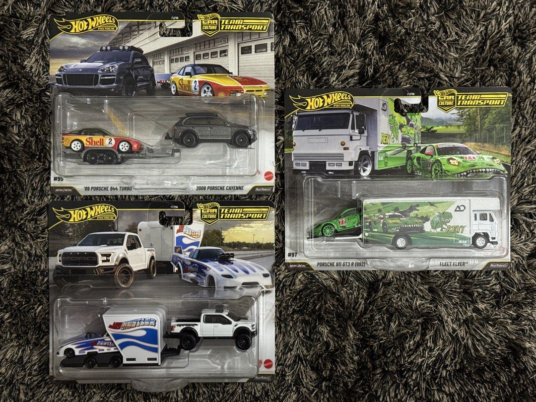 Hot Wheels Lot of Team Transport, Toys & Collectibles, Figurines ...