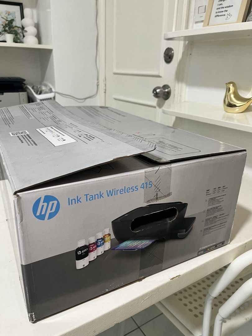 HP Ink Tank Wireless 415 All-in-One printer (Category: Printers, Scanners & Copiers) located in Quezon City. Submitted by tan_treasures (Listing ID 1470366509, Image 1). Description: For Sale: HP Ink Tank Wireless 415 All-in-One Printer Bought this printer but never got around to using it, as it turned out I didn’t need it. It’s been unused since purchase. Perfect for anyone looking for a printer for home, school, or office use! 😊.
