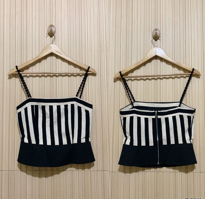 HQ striped cami top (Category: Blouses) located in Koronadal. Submitted by gstyledforless (Listing ID 1470437048, Image 1). Description: .