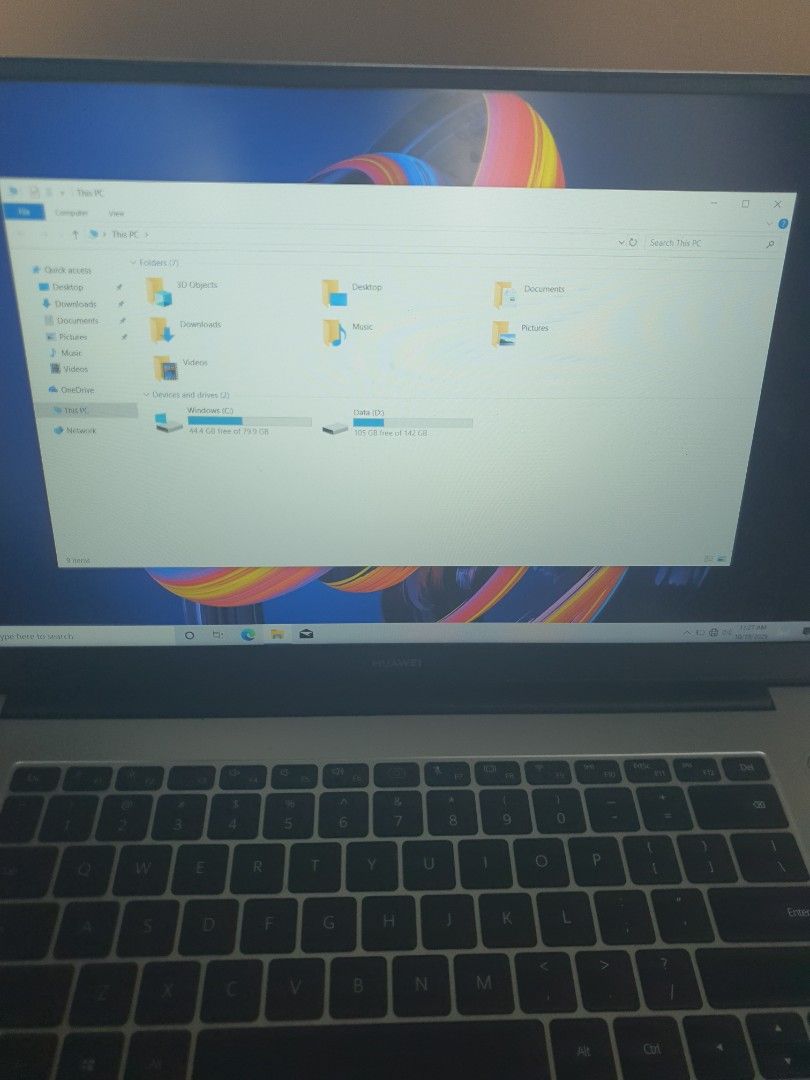 Retail Window Graphics Pattern Huawei MateBook D 15 Ryzen 5 8GB RAM Windows 10, Computers & Tech ...