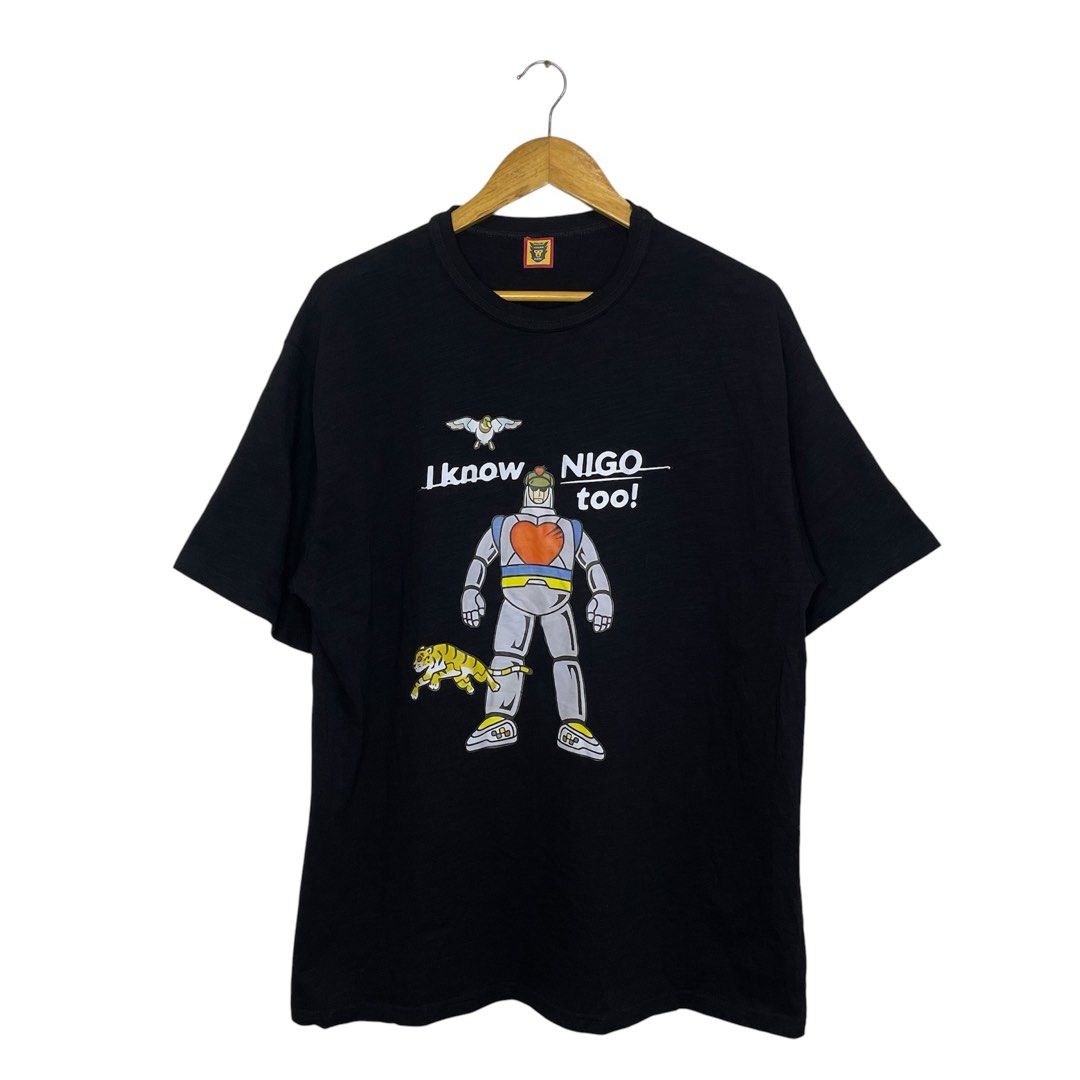 Human Made I Know Nigo Too (Category: Tshirts & Polo Shirts ) located in Manila. Submitted by saintjohnn (Listing ID 1470395758, Image 1). Description: Human Made I Know Nigo Too Size: Large Length: 29" Width: 23" No Issue Excellent Condition ₱3,500.